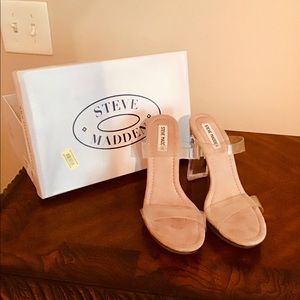 Steve Madden Glossy Clear Sandals